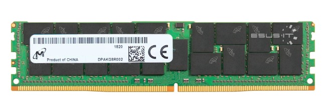 Memory RAM 1x 128GB Micron ECC LOAD REDUCED DDR4 8Rx4 2933MHz PC4-23400 LRDIMM | MTA144ASQ16G72LSZ-2S9