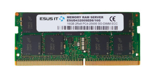 Memory RAM 1x 16GB ESUS IT DDR4 2Rx8 3200MHz PC4-25600 SO-DIMM ECC | ESUD43200SED8/16G