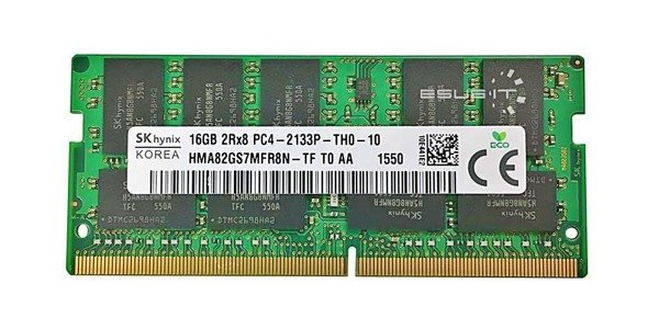 Memory RAM 1x 16GB Hynix SO-DIMM DDR4 2133MHz PC4-17000 | HMA82GS7MFR8N-TF