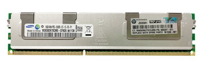 Memory RAM 1x 16GB Samsung ECC REGISTERED DDR3  1066MHz PC3-8500 RDIMM | M393B2K70CM0-CF8