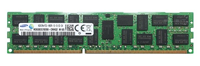 Memory RAM 1x 16GB Samsung ECC REGISTERED DDR3  1866MHz PC3-14900 RDIMM | M393B2G70EB0-CMA