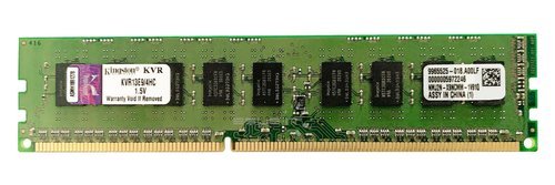 Memory RAM 1x 4GB Kingston ECC UNBUFFERED DDR3  1333MHz PC3-10600 UDIMM | KVR13E9/4HC