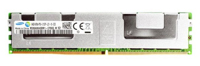 Memory RAM 1x 64GB Samsung ECC LOAD REDUCED DDR4  2133MHz PC4-17000 LRDIMM | M386A8K40BM1-CPB