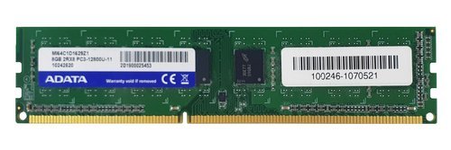 Memory RAM 1x 8GB ADATA NON-ECC UNBUFFERED DDR3 1600MHz PC3-12800 UDIMM | MI64C1D1629Z1