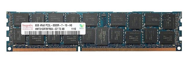 Memory RAM 1x 8GB Hynix ECC REGISTERED DDR3  1066MHz PC3-8500 RDIMM | HMT31GR7BFR8A-G7