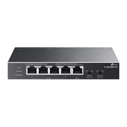 Switch TP-LINK TL-SG1005P-PD 5x 1Gb 66 W PoE+ / PoE++