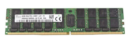 Memory RAM 1x 32GB Hynix ECC LOAD REDUCED DDR4 4Rx4 2400MHz PC4-19200 LRDIMM | HMA84GL7AMR4N-UH