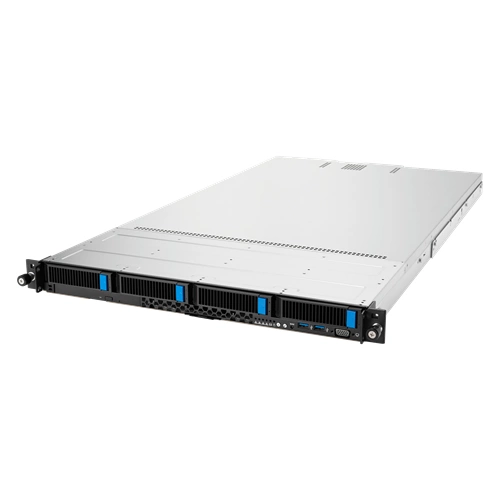 Server platform ASUS 1U RS700A-E12-RS4U/10G/2.6kW/4NVMe 90SF02D1-M00290 AMD x 2 DDR5 x 24 4 x 3.5" SATA/SAS/NVME PSU 1+1