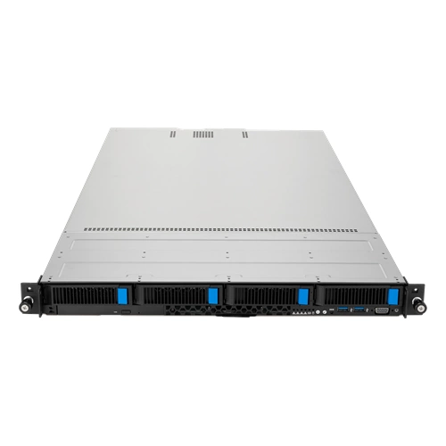 Server platform ASUS 1U RS700A-E12-RS4U/10G/2.6kW/4NVMe 90SF02D1-M00930 AMD x 2 DDR5 x 24 4 x 3.5" NVME/SATA/SAS PSU 1+1