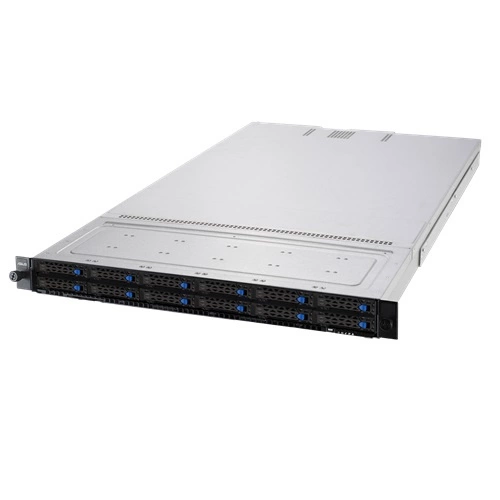 Server platform ASUS 1U RS700-E10-RS12/10G/1.6KW/4NVMe/OCP/GPU 90SF0155-M00B30 Intel x 2 DDR4 x 32 12 x 2.5" SATA/SAS/NVME PSU 1+1