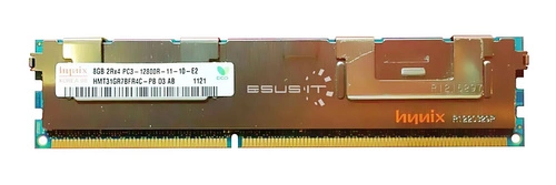 Memory RAM 1x 8GB Hynix ECC REGISTERED DDR3  1600MHz PC3-12800 RDIMM | HMT31GR7BFR4C-PB