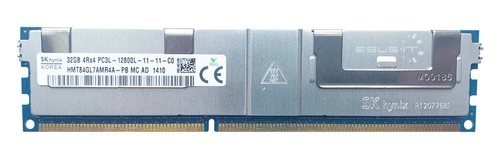 Memory RAM 1x 32GB Hynix ECC LOAD REDUCED DDR3  1600MHz PC3-12800 LRDIMM | HMT84GL7AMR4A-PB